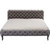 Kare Desire Velvet Letto, 160 x 200 cm, Grigio/Argento