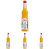 Toschi Zero+ Sciroppo Senza Zuccheri al gusto di Passion Fruit in Bottiglia di vetro da 560 ml. (Confezione da 4)