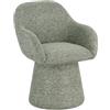 Bizzotto Poltrona girevole Antara grigio