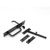 Merriway Bulk Hardware Suffolk BH05991 laccato pollice cancello porta fermo - nero
