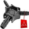 BOOPARTS - Svasatore Calibratore Multistrato Ø16-20-25 mm | Utensile 3 in 1 per Calibratura, Sbavatura e Svasatura di Tubi Multistrato, PER e PEX | Prima della Pressatura
