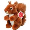 Teddy-Hermann Teddy Hermann Eichhörnchen, Kuscheltier, Stofftier, Plüschtier, Waldtier, aufwartend, Plüsch, Braun, 14 cm, 90843