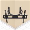 HomeShopXL Supporto TV angolare Delight - VESA 600 x 400 mm (max.) - adatto per 40-80 pollici - ruotabile e inclinabile - per angolo o soffitto