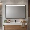Kiamami Valentina Specchio ecologico 100x70 con fascia retroilluminata led