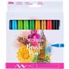 Bruynzeel Sakura Ecoline Brush Pen set di colori primari 30 colori - Versatili pennarelli per acquerello
