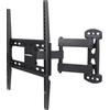 OEM Staffa TV a parete, design full-motion, inclinazione e rotazione regolabili, nero