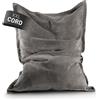 DS Produkte Pouf LUMALAND Classic XXL Cord 380 L - 140 x 180 cm - con rivestimento lavabile