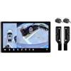 OEM Autoradio con visualizzazione a 360 gradi, compatibilità duale con smartphone, modello V9 Plus da 29,21 cm (6 GB di RAM, 128 GB di memoria) + telecamera a 360° (nera)