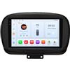 OEM Lettore multimediale per auto, dimensioni dello schermo, compatibilità con smartphone, compatibile con FIAT 500X dal 2014 al 2020, modello QS1 KI AHDC2