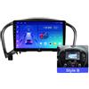 OEM Lettore multimediale per auto, dimensioni dello schermo, controllo dal volante, compatibile con Nissan Juke dal 2010 al 2014, Android Auto wireless, modello A4 2G 64G, stile B, confezione singola