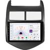 OEM Lettore multimediale per auto, con controllo vocale, radio multicanale, compatibile con Chevrolet Aveo 2 Sonic T300 dal 2011 al 2015, modello S6 AHD2 KI
