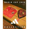 adidas Racchetta da padel ADIDAS BEL WC2026, nera/rossa/gialla, taglia unica