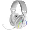 Mars Gaming MHWQUASARW, cuffie da gaming wireless, colore bianco