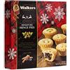 Walkers Shortbread, 9 Luxury Miniature Mincemeat Tarts, 7.9-Ounce Boxes (Pack of 3)