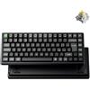 Keychron K2 Ultra 8K Tastiera Wireless 75% ISO-IT, Interruttori Banana | 8K via USB-C & 2,4 GHz + BT. RGB per tasto & Mix RGB. Autonomia fino a 760 h. ZMK & Keychron Launcher. Mac/Windows/Linux
