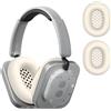 Generisch Tappi auricolari in silicone per Nothing Headphone (1), con 1 paio di protezioni per auricolari, affidabili da graffi, sporco e usura, morbidi e confortevoli, ideali per l'uso quotidiano (bianco crema