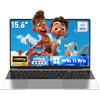 NAIKLULU Computer portatile, Window 11 Pro Lap Top 2026, PC portatile da 15,6 pollici, 8 GB di RAM 256 GB SSD, processore 4425Y, IPS FHD 1920 x 1080P, 2 anni di garanzia, batteria 5000 mAh, mini HDMI, per