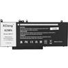 XClong 6MT4T 7V69Y TXF9M 79VRK Laptop Batteria per Dell Latitude 14 E5470 5470 15 E5570 5570 Precision 15 3510 M3510 Series HK6DV K3JK9 P62G001 P48F P48F001 P48F002 451-BBUP 7.6V 62Wh