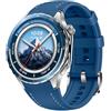 OPPO Watch X2, Display AMOLED da 1.50'', Bluetooth 5.2 BLE, GPS, NFC, ColorOS Watch7.0, Doppio proc. Qualcomm, Ric.Rapida 0-100% 80min, 120 ore di Autonomia, ROM 32GB [Versione italiana], Summit Blue