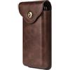 WNHTFAC Galaxy Z Fold 7 6 5 4 3 2 5G Fondina Porta da Cintura in Pelle, Custodia Uomo Borsa Cellulare Sacchetto Marsupio Compatibile con Huawei Mate XS/X3/X2/SM F9260/F9160/F9000/W23/W22/W20/W2022/W21 5G