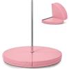 FFitness Tappetino per Palo Pole Dance Pieghevole e Resistente 120 x 5cm, Materassino di Protezione Circolare in Schiuma EPE e Pelle PVC Antiurto Antiscivolo Imbottito