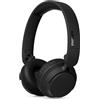 Philips TAH4500BK Cuffie wireless on-ear con cancellazione rumore, 70h riproduzione, Bassi dinamici, Driver 32mm, Bluetooth6.0 Multipoint, Cuscinetti/batteria sostituibili - Nero