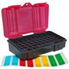 Plano Custodia per munizioni per pistola 9mm 50 colpi, rosso, custodia per cartucce, porta proiettili, organizer per cartucce per fucile, supporto per munizioni per pistola