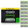 Wilkinson Sword Hydro 3, ricariche per rasoio uomo, confezione da 8 | Rasoio da uomo a 3 lame rivestite in carbonio, doppia lubrificazione, formula gel idratante, confezione da 8 lame di ricarica