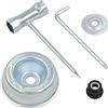 Wanotine Wantin - Kit Adattatore Lama per Stihl FS44 FS55 FS56 FS70 FS80 FS83 FS85 FS90 FS100 FS110 FS120 FS130 FS200 FS250 FS460 FS-KM FR85 FR130T FR220 FR220 350 FR. 450 FR480 Weed Eater (Attacco Adattatore