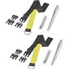 ProPlus Set di due cinghie antivento ProPlus 361728 per tende da sole e verande 2x3m