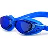 ZXGRfdefa occhialini, Occhiali da nuoto Miopia Occhialini Impermeabile(Blue)