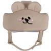 Hellery Casco Protettivo per Traspirante, Casco Protettivo Per Bambini Con Orsetto, Colore Caffè, Caffè