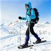 LKJVFCPW Racchette da neve per uomo e donna, 78,5 x 22 cm, in alluminio e HDPE, con borsa per il trasporto, attacco regolabile per scarpe da 38-48