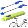Generic Spiedini a sgancio rapido per bicicletta, mozzo ruota | Biciclette Asse Mozzo Ruota Cam Leva Spiedo Strumento di Installazione Libera Anteriore Posteriore per Strada Mountain Bici