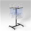 Generic Porta Racchette Commerciale, Ruote Frenanti, 12-18 Racchette, Palestra | Contiene 12-18 racchette da tennis e badminton. Scaffale commerciale con ruote frenanti per palestra