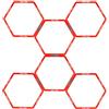 Avento training frame hexagonal 6-part fluoro orange / anthracite
