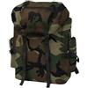 LKJVFCPW Zaino militare da 100 litri, XXL, zaino da escursionismo per avventure all'aperto, zaino da campeggio con materiale impermeabile, mimetico, verde, L, Artigiano
