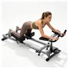 JX FITNESS Attrezzo multifunzione per esercizi addominali, allungamento lombare regolabile e allenamento per la forza di tutto il corpo, con contatore digitale