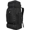 Dafape Zaino da trekking da uomo e donna, 80 l, zaino da trekking, alpinismo, zaino da viaggio, per campeggio, attività all'aperto, allenamento, ciclismo, sport, palestra, grande, colore: nero