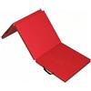Generic Tappetino Ginnastica Pieghevole a Tre, Rosso Cinese, Tappetino Pieghevole A Tre Sezioni In Pelle Spessa 180 60 5cm