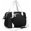 Baoblaze Borsa da Tennis Borsa Sportiva Tote Tracolla Racket Bag Borsa a Spalla Borsa Capiente in Oxford con Scomparto Frontale per Racchetta E Interno