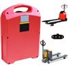 HJGHY Batteria al Litio da 24 V per Carrello elevatore Elettrico | Batteria per transpallet da 48 V 15 Ah 20 Ah, batteria al litio ferro fosfato da 24 V con maniglia per CBD15J-LI3