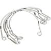 Wswqop 6 Pezzi Staffe per Buche da Biliardo | Compatibile, Argentato, Staffa per Tasca da Biliardo, Officina, Insttori