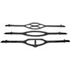 TOYANDONA 3 Pezzi Cinturino in Silicone per Maschera da Immersione Nero | Modelli 2011 2014 166, Regolazione Antiscivolo, Uso per Sport Acquatici e Gara