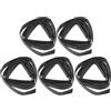 UKCOCO 5 Pezzi Guaina Termorestringente per Frecce da Arco, Neoprene Nero | Attrezzatura da Tiro con L'arco e Aste, Facile da Installare, Tiene