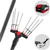 Castellari Vertigo Carbon XL 18V - Abbacchiatore a batteria al litio 18V 5.2Ah - Asta telescopica 280/410 cm