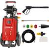 GeoTech Cyclone 180 - Idropulitrice con lancia professionale + spurgatubi - 180 bar - 480 l/h