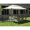 Gazebo da Giardino in Ferro 3x2m Vorghini Ecrù
