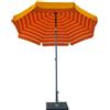 Ombrellone da Giardino Ø2 m Palo Ø33 mm in Acciaio Maffei Venezia Duplex Giallo/Bianco e Giallo