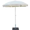 Ombrellone da Giardino Ø2 m Palo Ø33 mm in Acciaio Maffei Novara Ecrù